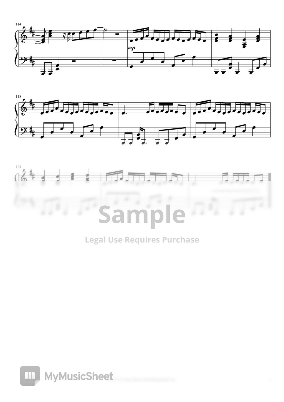 back number - 幸せ (ピアノソロ/中級) Sheet Music by ピアノ