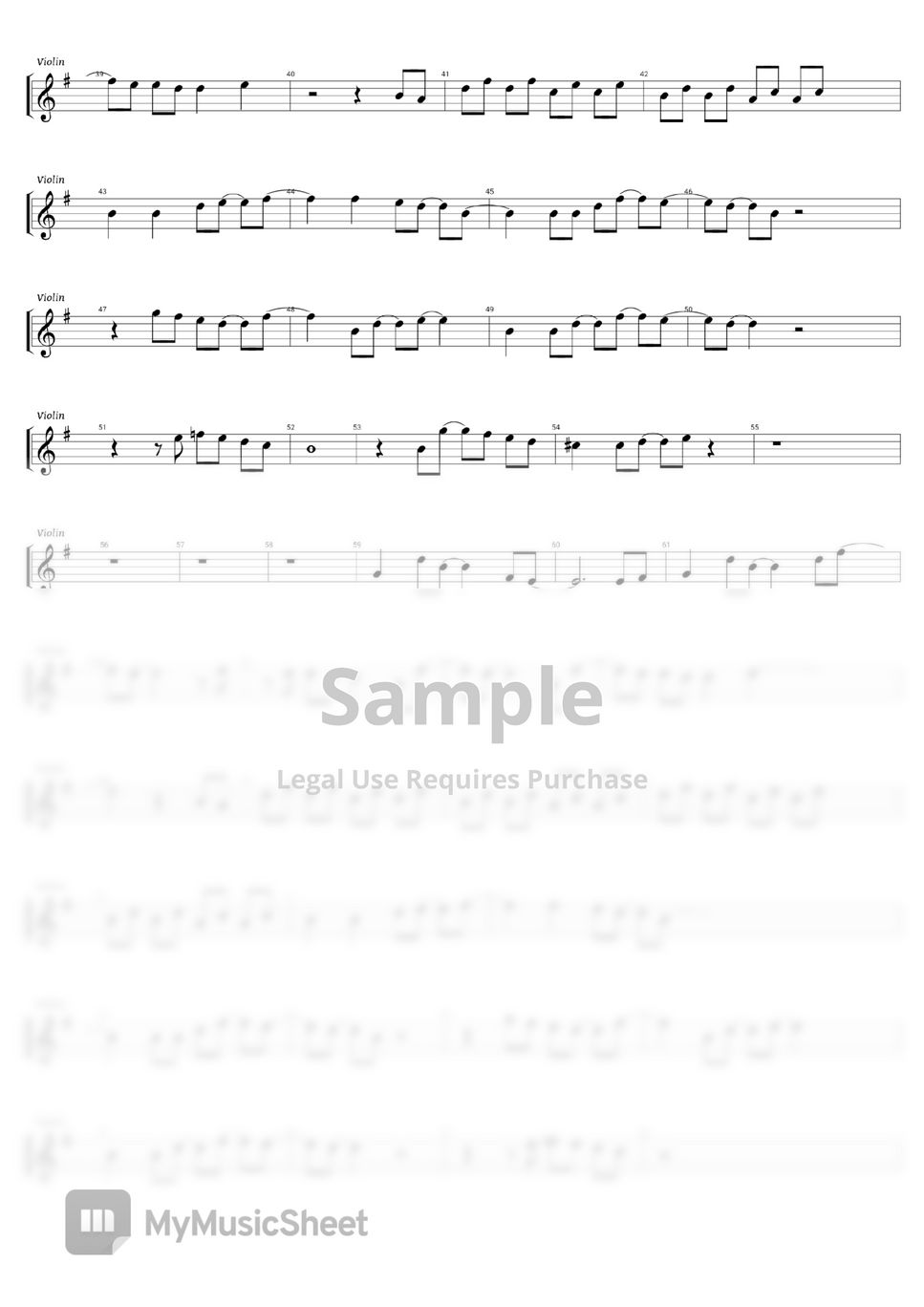 ZOE VENUS Sheets by Adela la del violin