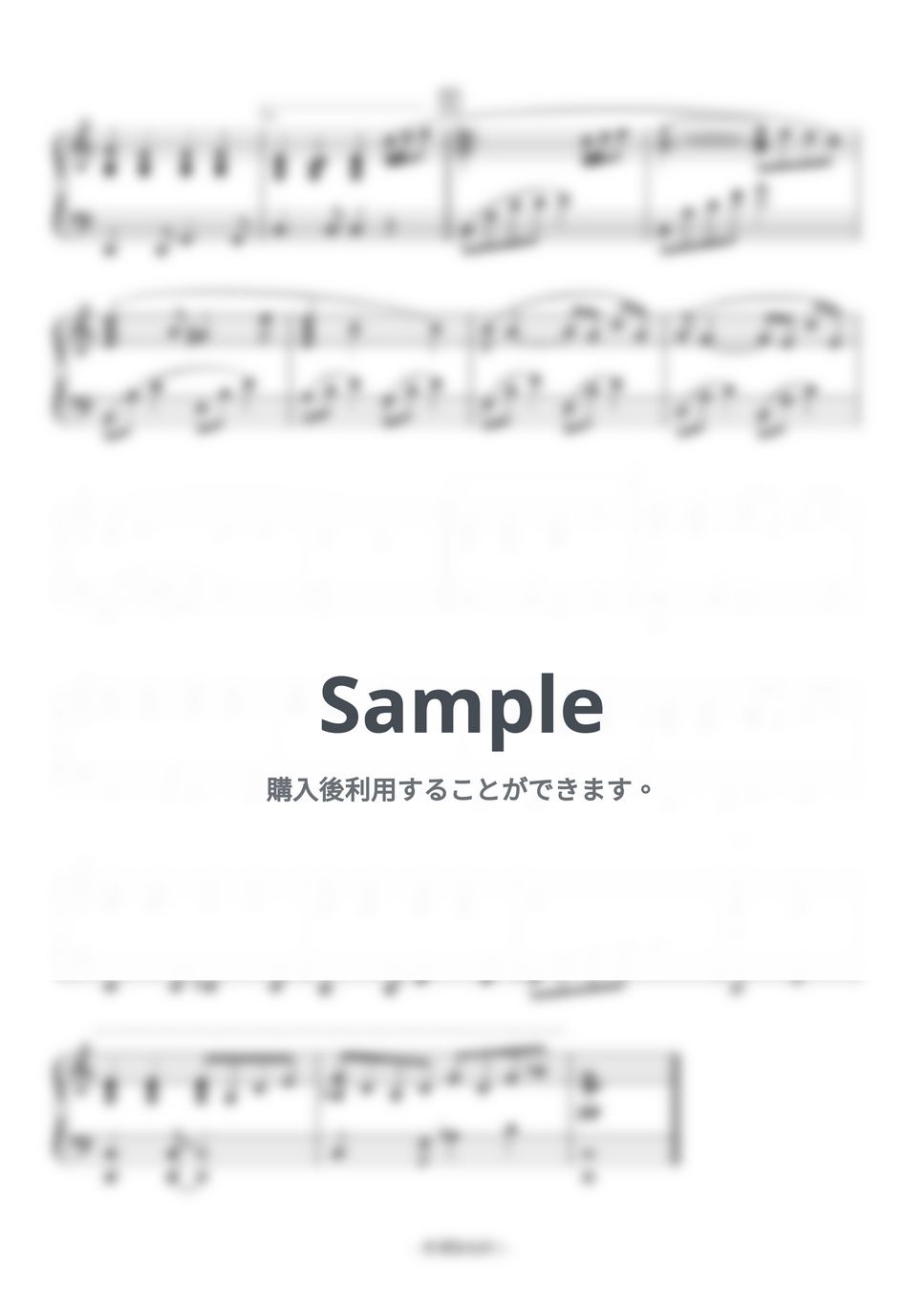 作詞・作曲：山崎　朋子 - 大切なもの (二部合唱ハモり隊！／ピアノ伴奏) by Charley-K