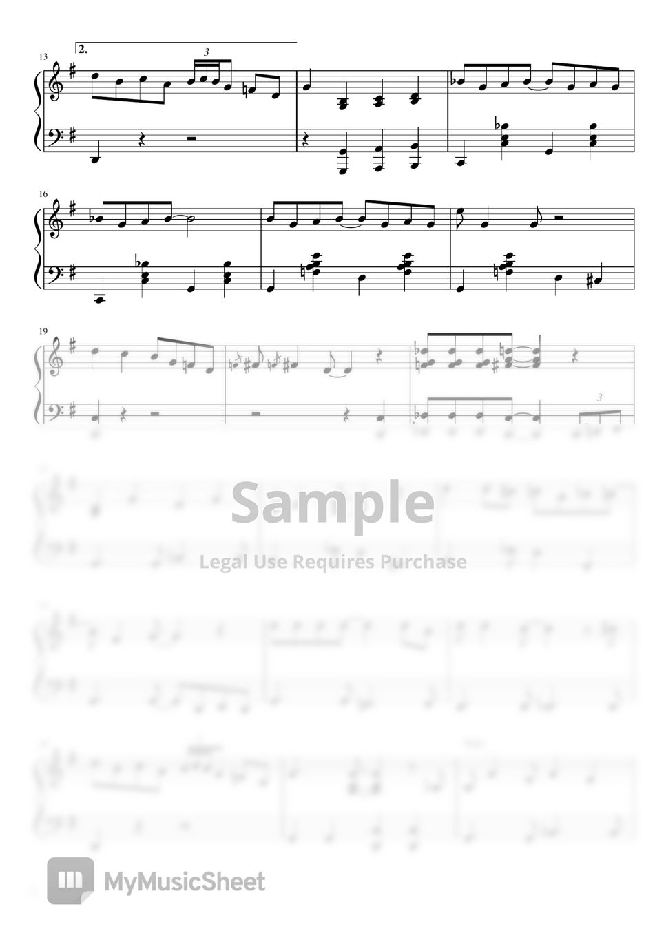 The Ink Spots Java Jive (jazz ver.) Sheets by 헬로블루조이