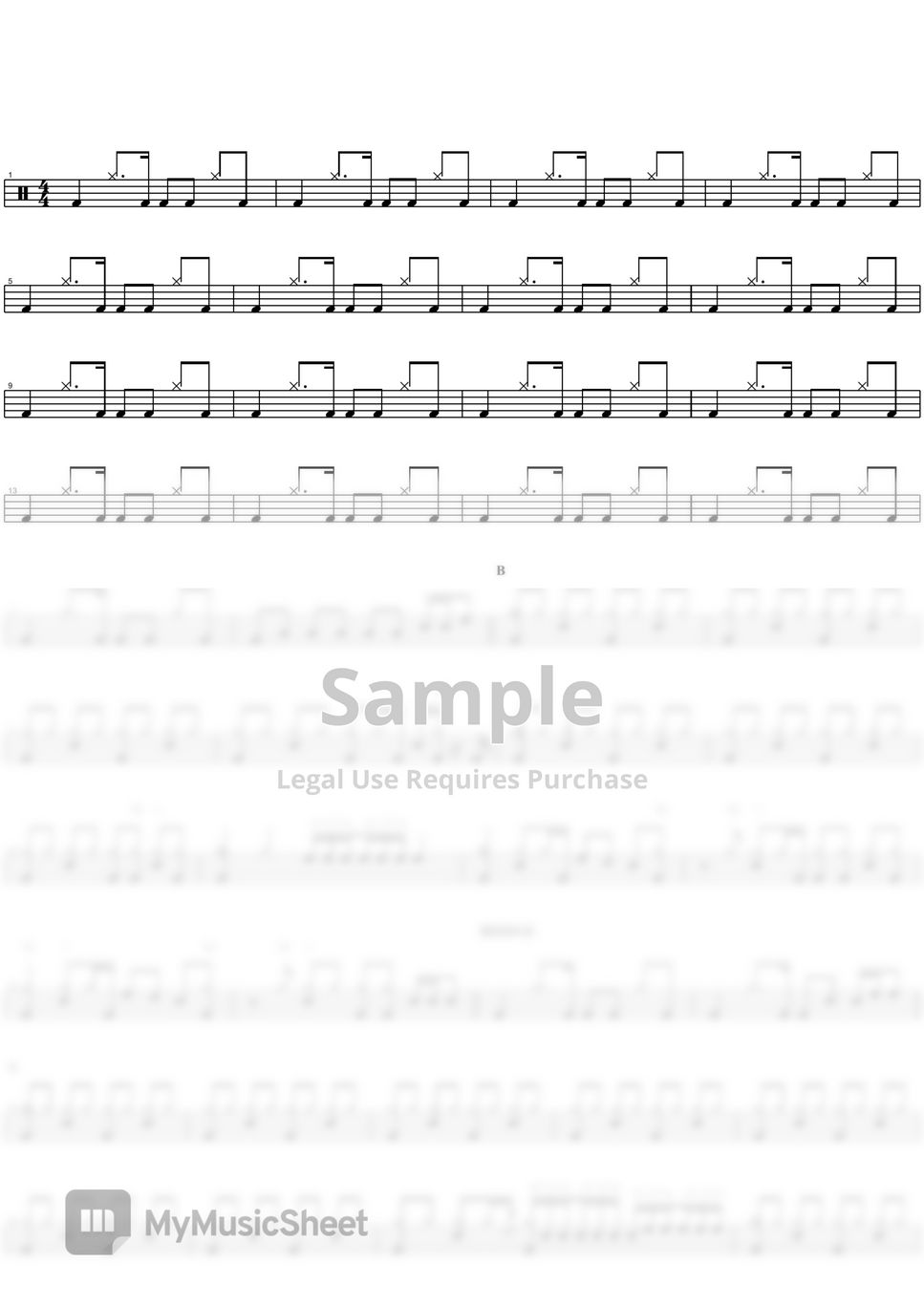 Tower Of Power - So Very Hard To Go Sheets by COPYDRUM