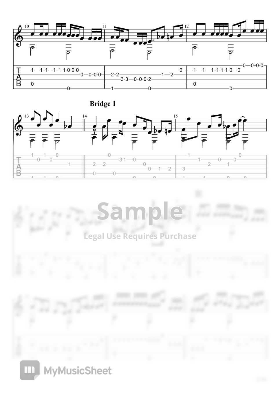 Teniwoha - Samsa (Fingerstyle) Sheets by u3danchou