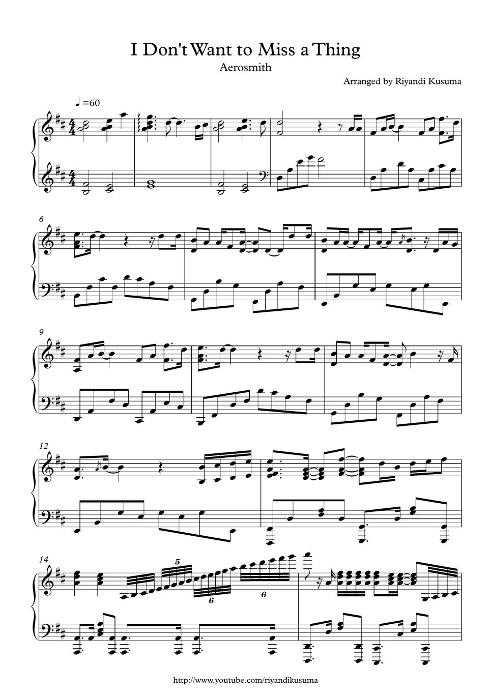 aerosmith-i-don-t-want-to-miss-a-thing-sheet-by-riyandi-kusuma