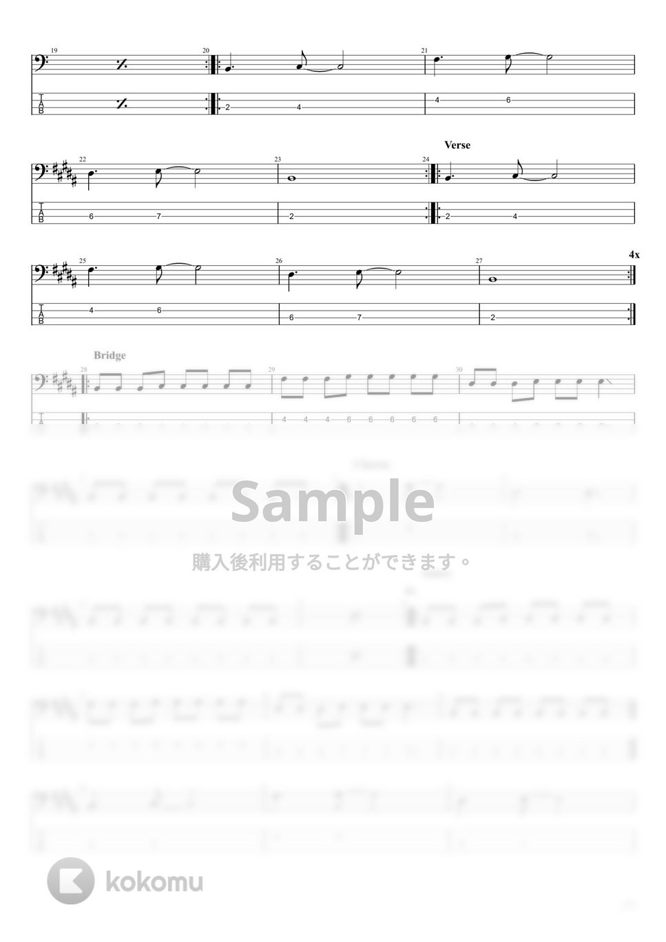 Viola Beach Swings And Waterslides タブ + 五線譜 by まっきん