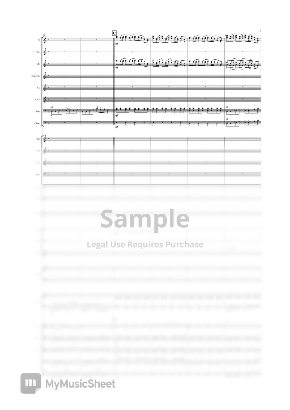 Joe Hisaishi - My Neighbor Totoro for Orchestra - Score and Part by Melodyphony