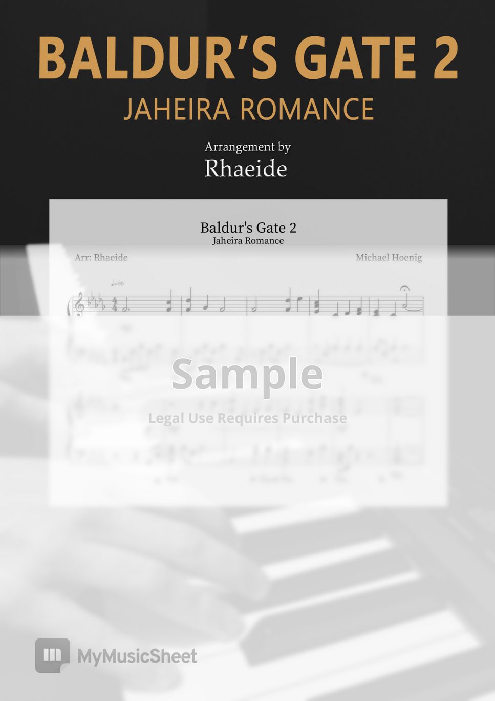 Baldur's Gate 2 - Jaheira Romance (Michael Hoenig) by Rhaeide
