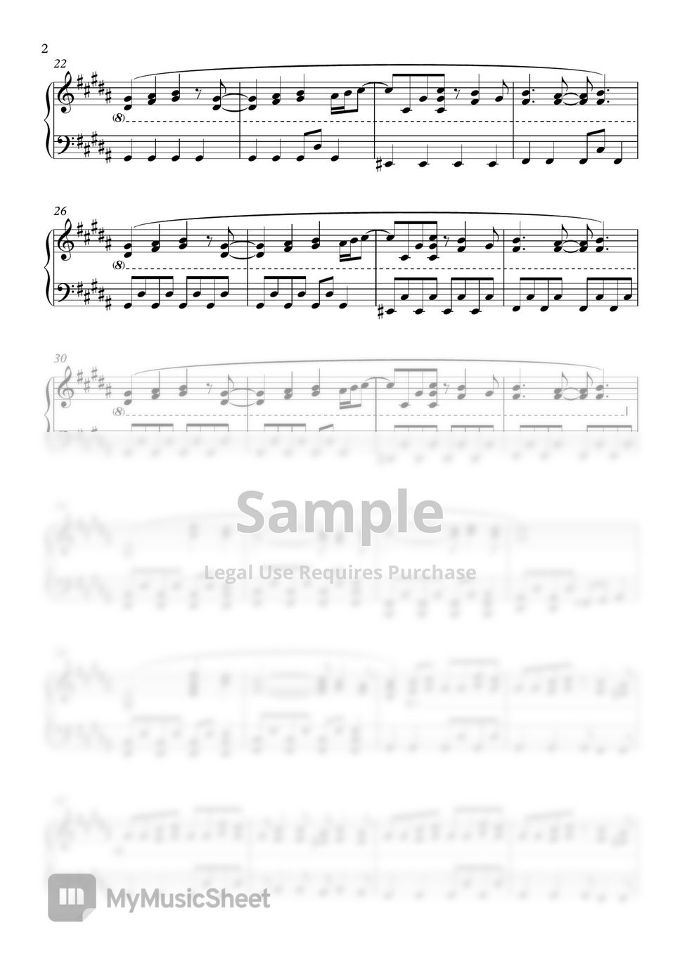 楽譜 JEALOUSY LOUDNESS