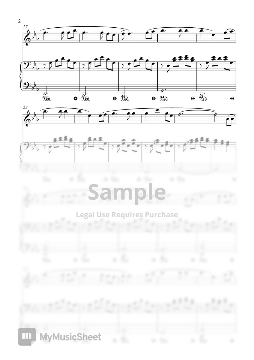 Joe Hisaishi Rondo of The House of Sunflower for in Bb and