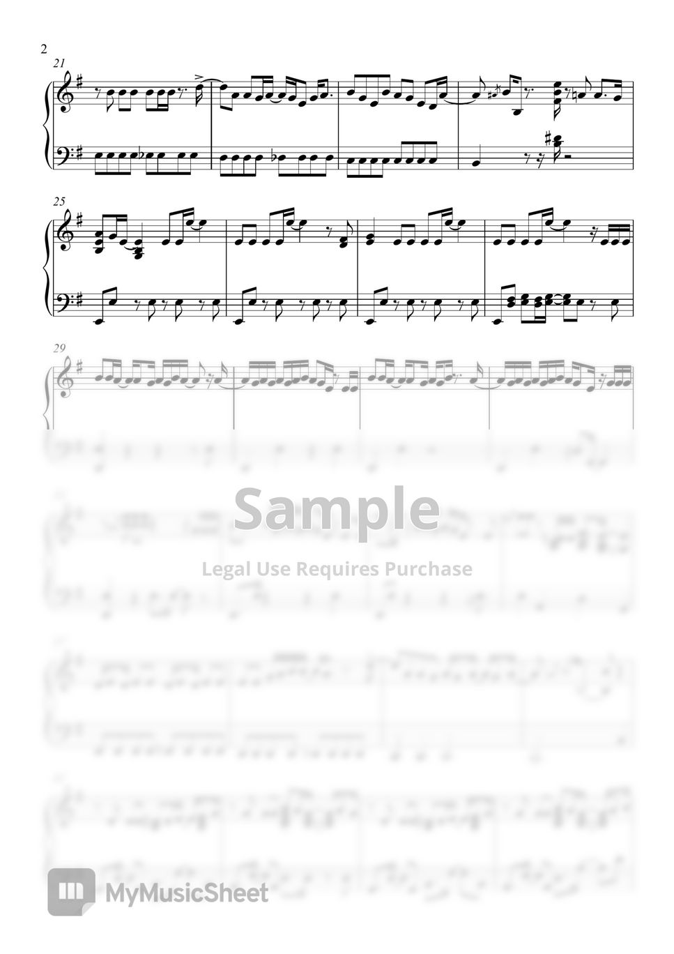 CHUU(LOONA) - Heart Attack 악보 by Phrygian studio