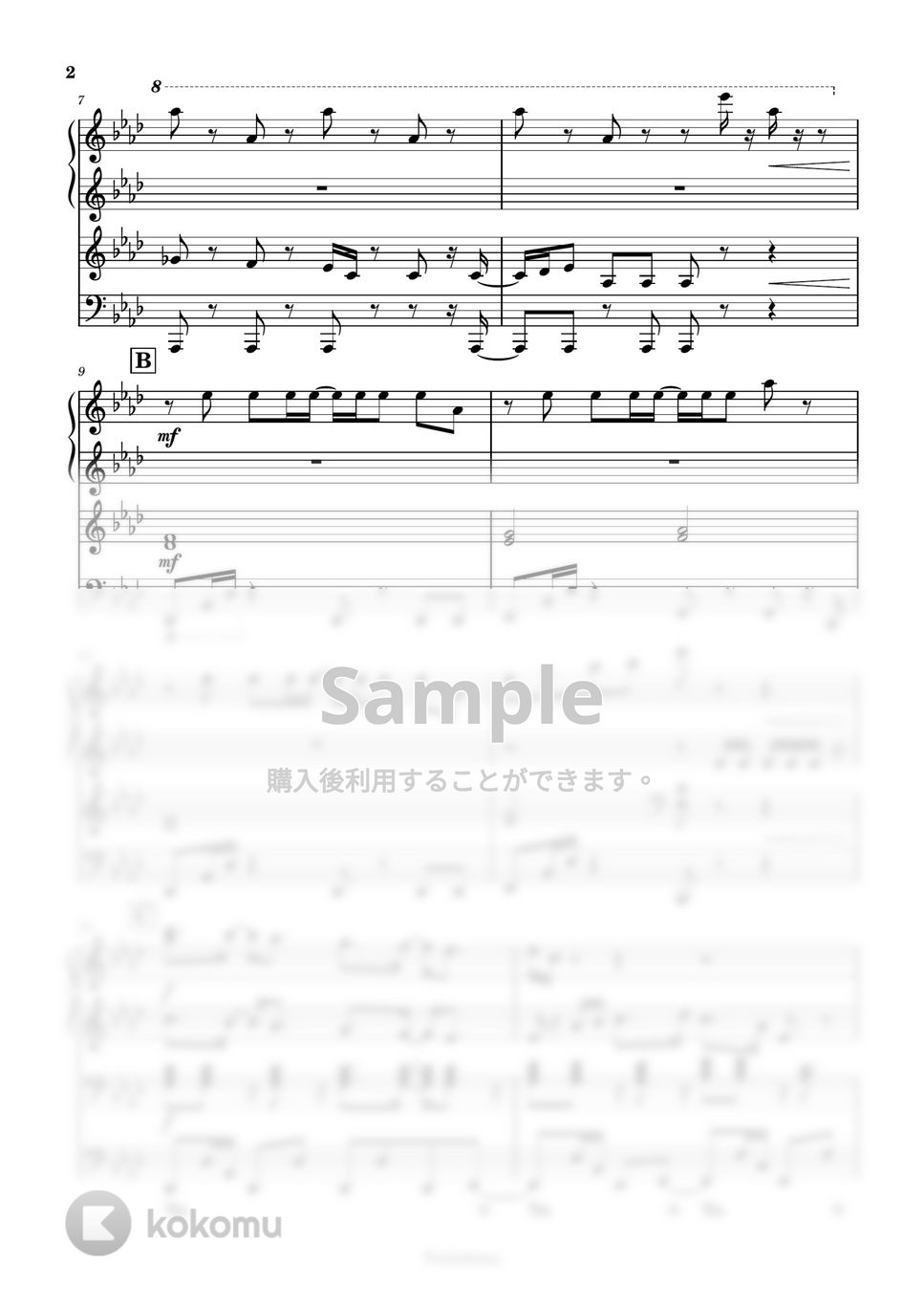 防弾少年団(BTS) - Butter (連弾) by Trohishima