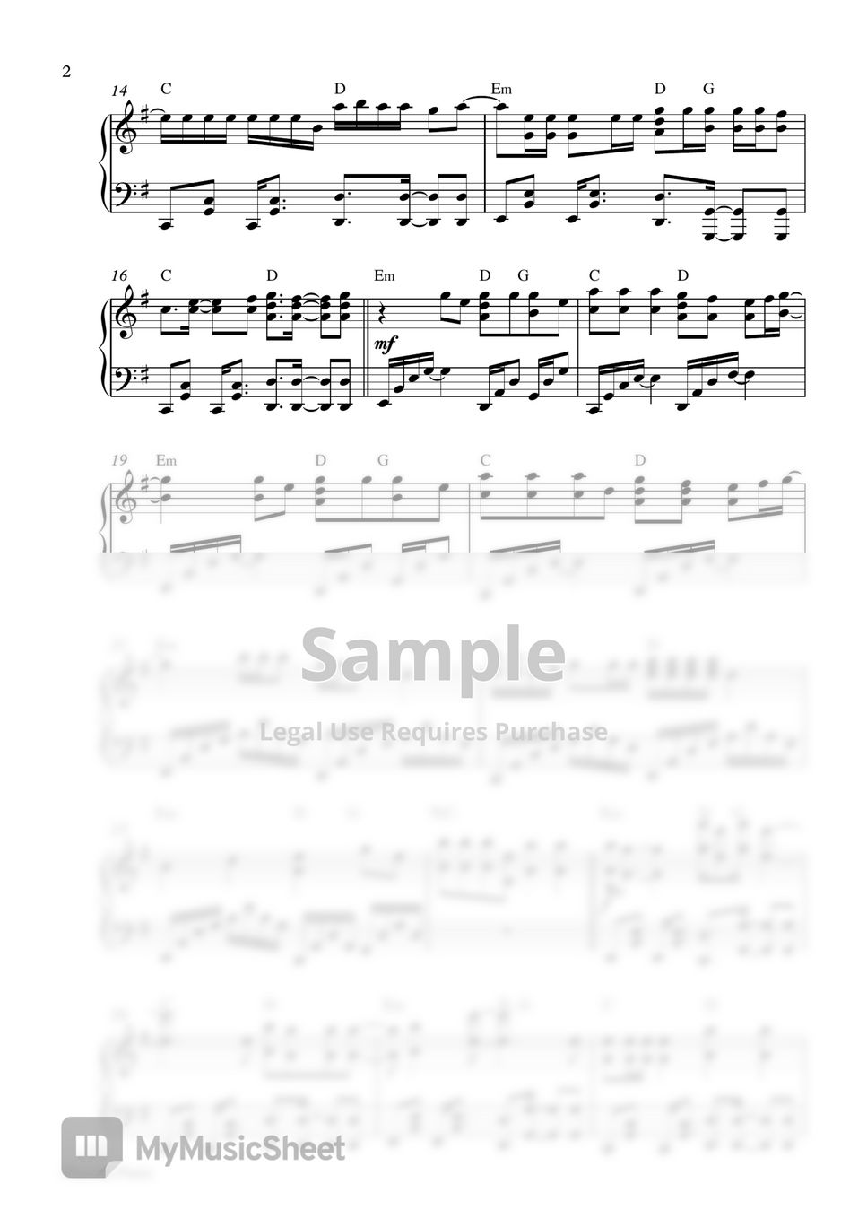 Playing With Fire (불장난) - BLACKPINK Sheet music for Piano (Solo