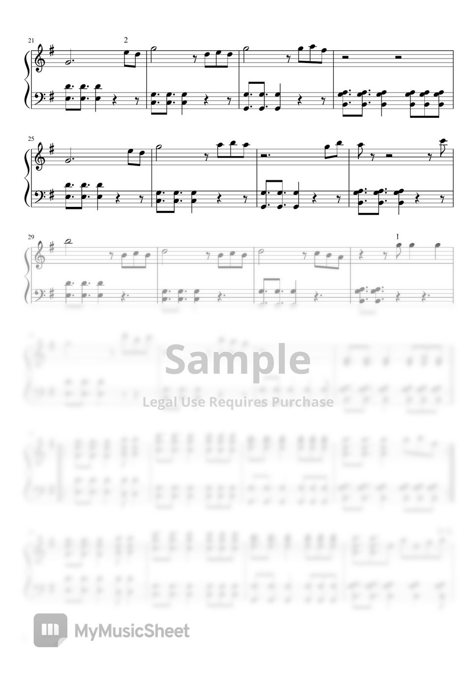 A Sky Full of Stars - Coldplay Sheet music for Piano, Violin