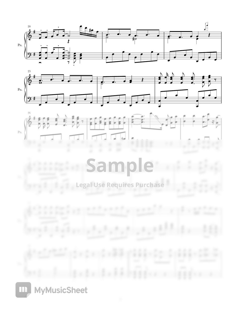 [anime sheet music] - となりの吸血鬼さん(Tonari no Kyuuketsuki-san) - †吸tie Ladies†