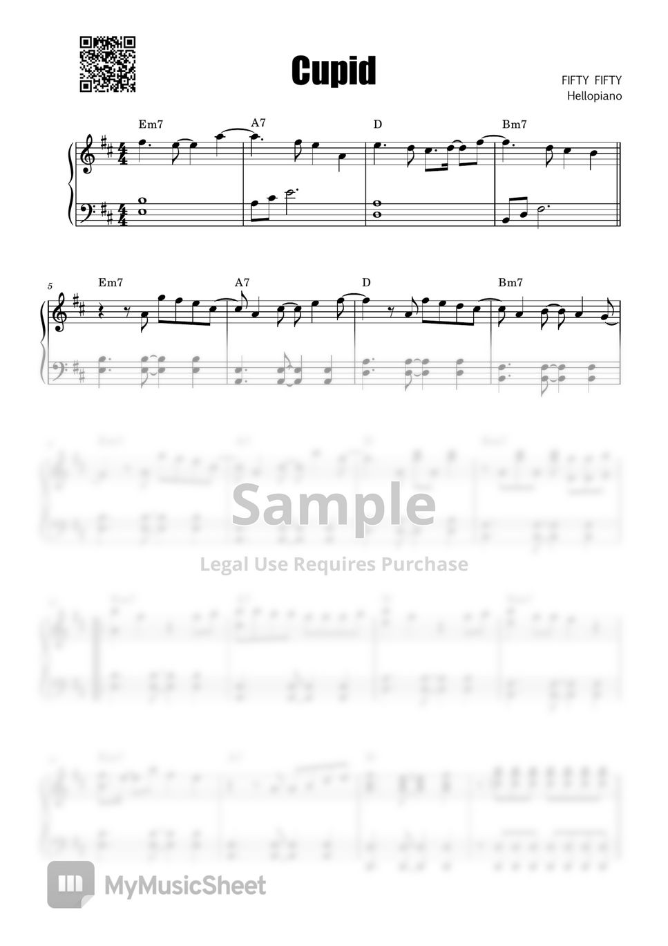 fifty-fifty-cupid-sheets-by-hellopiano
