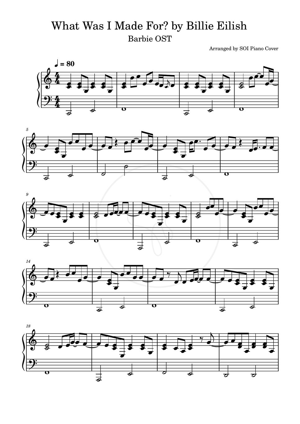 barbie-ost-billie-eilish-what-was-i-made-for-solo-piano-by