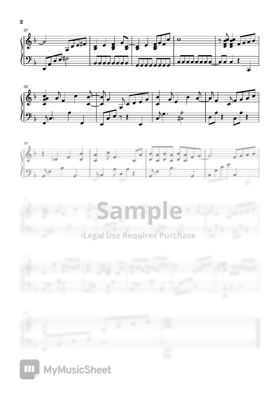 となりのトトロ ending theme となりのトトロ 이웃집 토토로ost (piano solo) Sheets by lulupiano