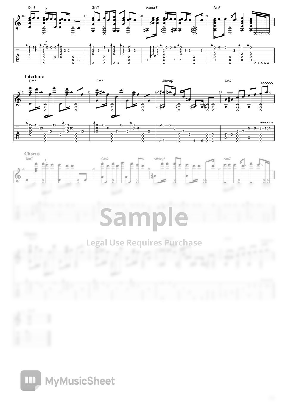 Michael Careless Whisper (Acoustic Fingerstyle Guitar) Tab