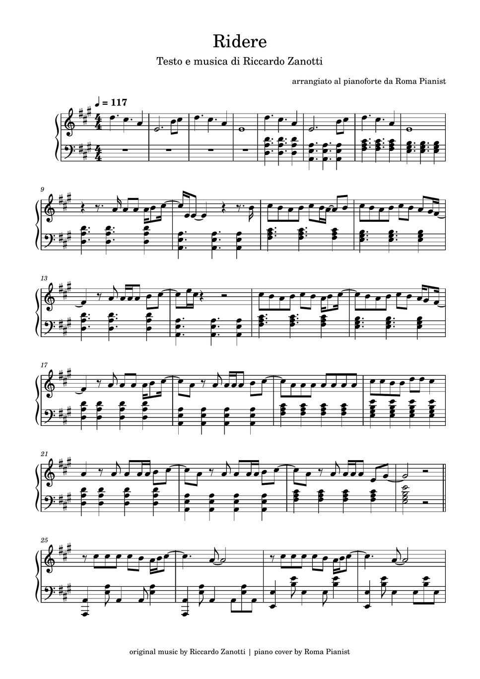 Pinguini Tattici Nucleari Ridere Sheet by