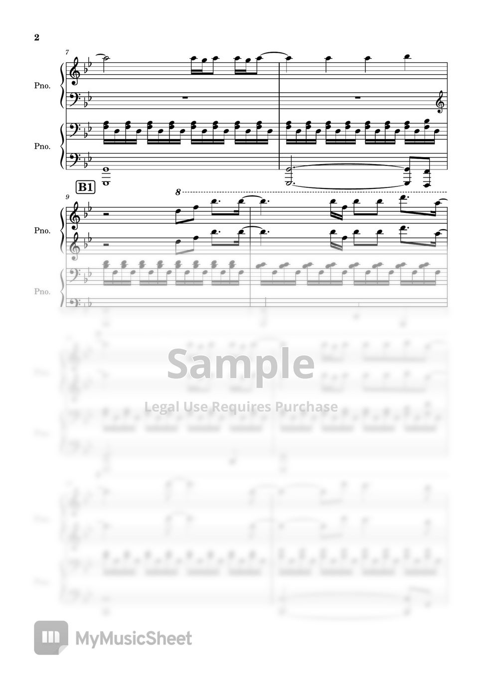Edan呂爵安 - E先生連環不幸事件 (Piano 4hands) by theBottlePiano