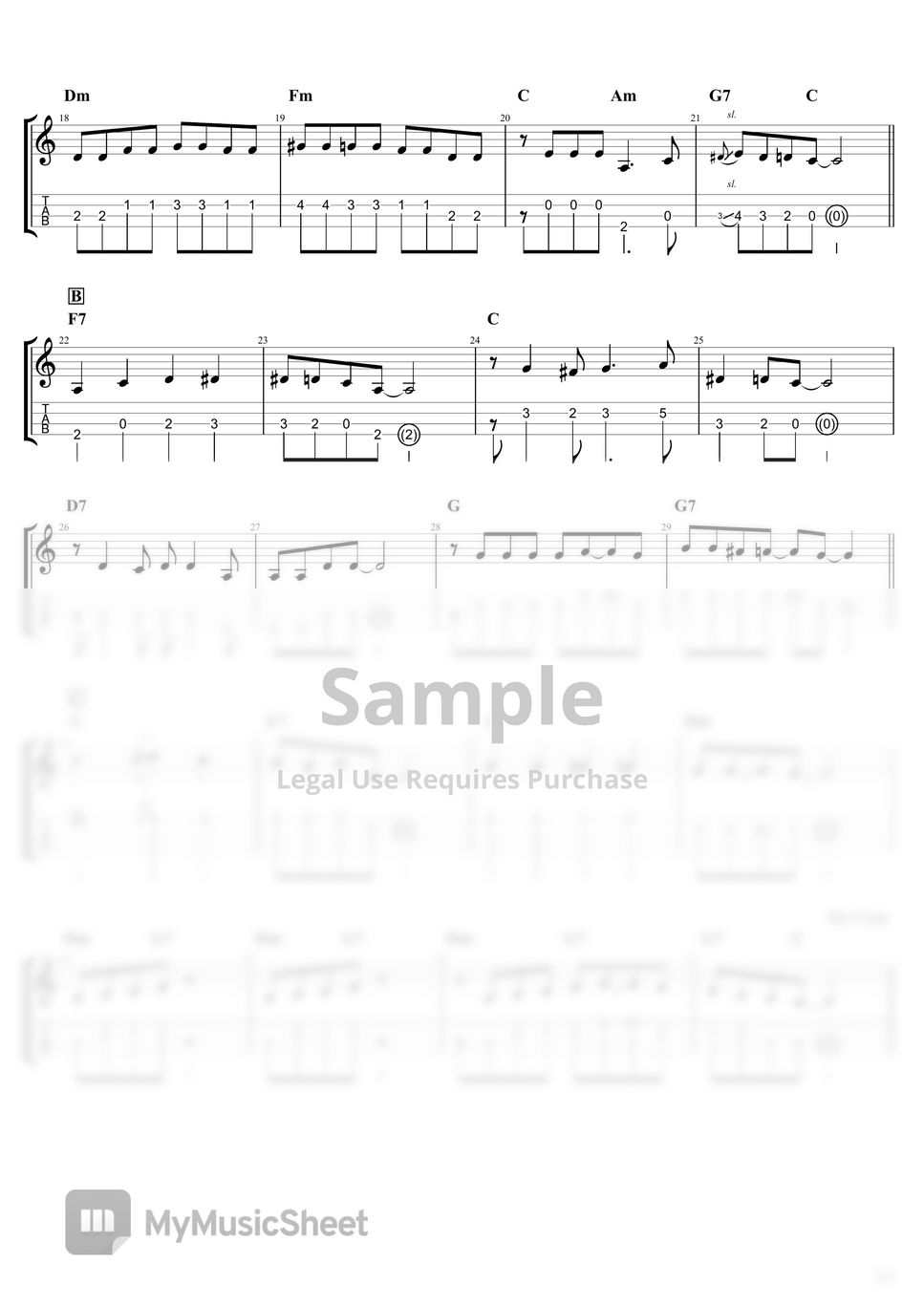 코쿠리코 언덕에서 OST 朝ご飯の歌 아침의 노래 Sheets by 우쿨소년