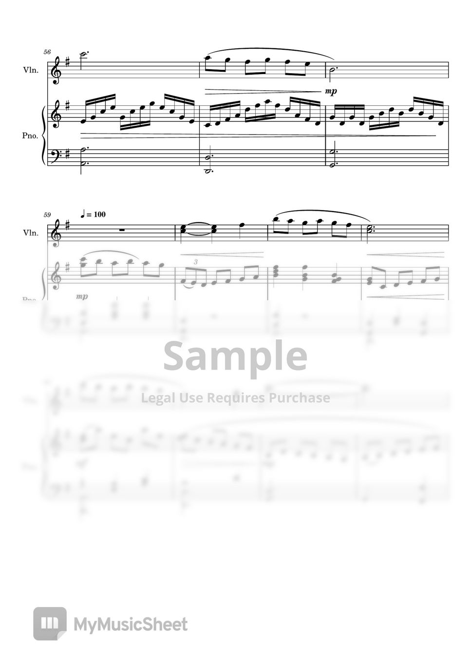 Mia and Sebastian's Theme - La La Land for Violin and Piano by Peach Rattanathumawat | Bloom Trio