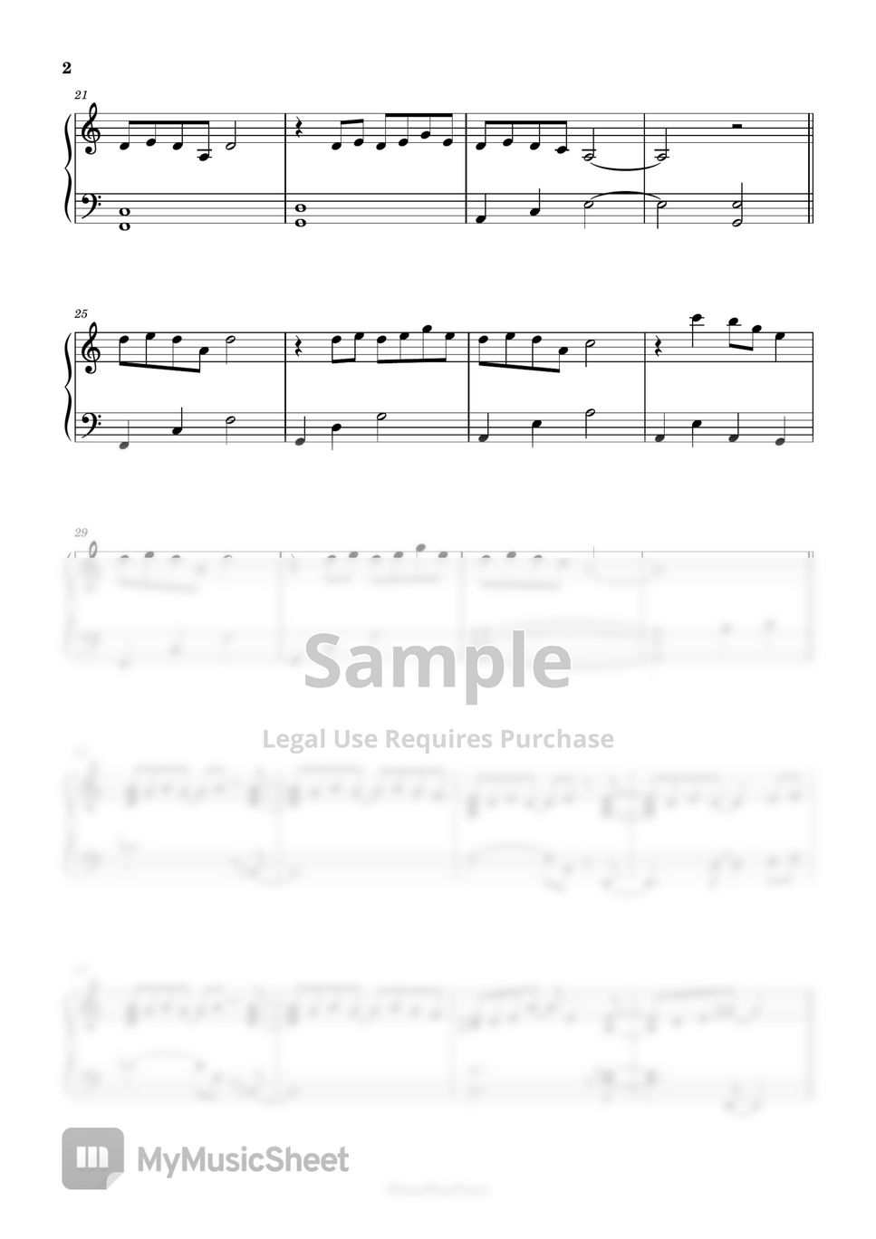 Ryuichi Sakamoto - Merry Christmas, Mr. Lawrence (Ckey Easy Piano Ver.) by HousePlayPiano