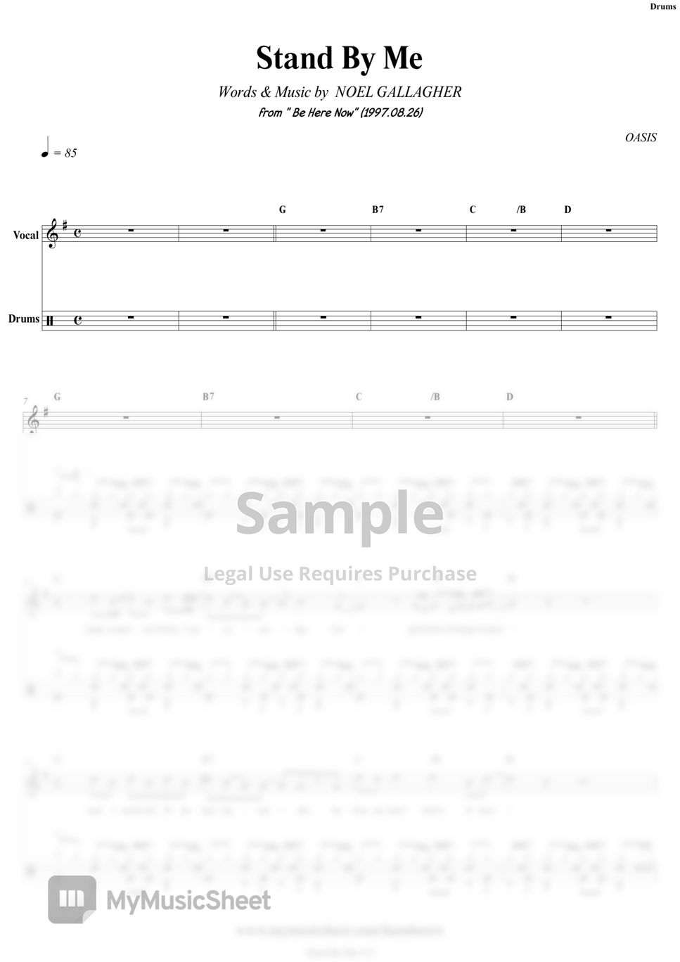 Oasis - Stand By Me | Drums