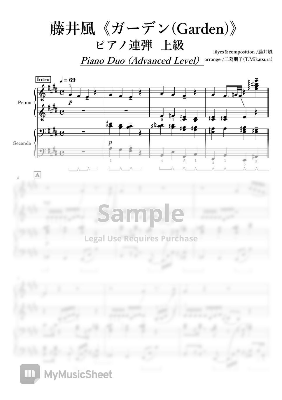 連弾楽譜 ヤマハ】ピアノ連弾 初級×中級 両方主役の連弾レパートリー 定番