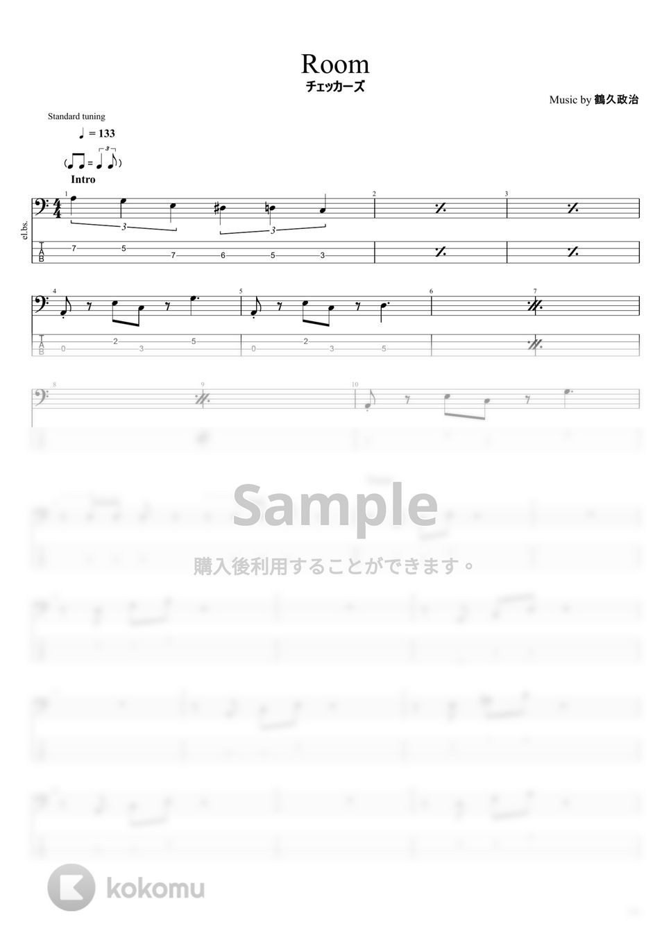 チェッカーズ - チェッカーズ楽譜集 (10曲) by まっきん