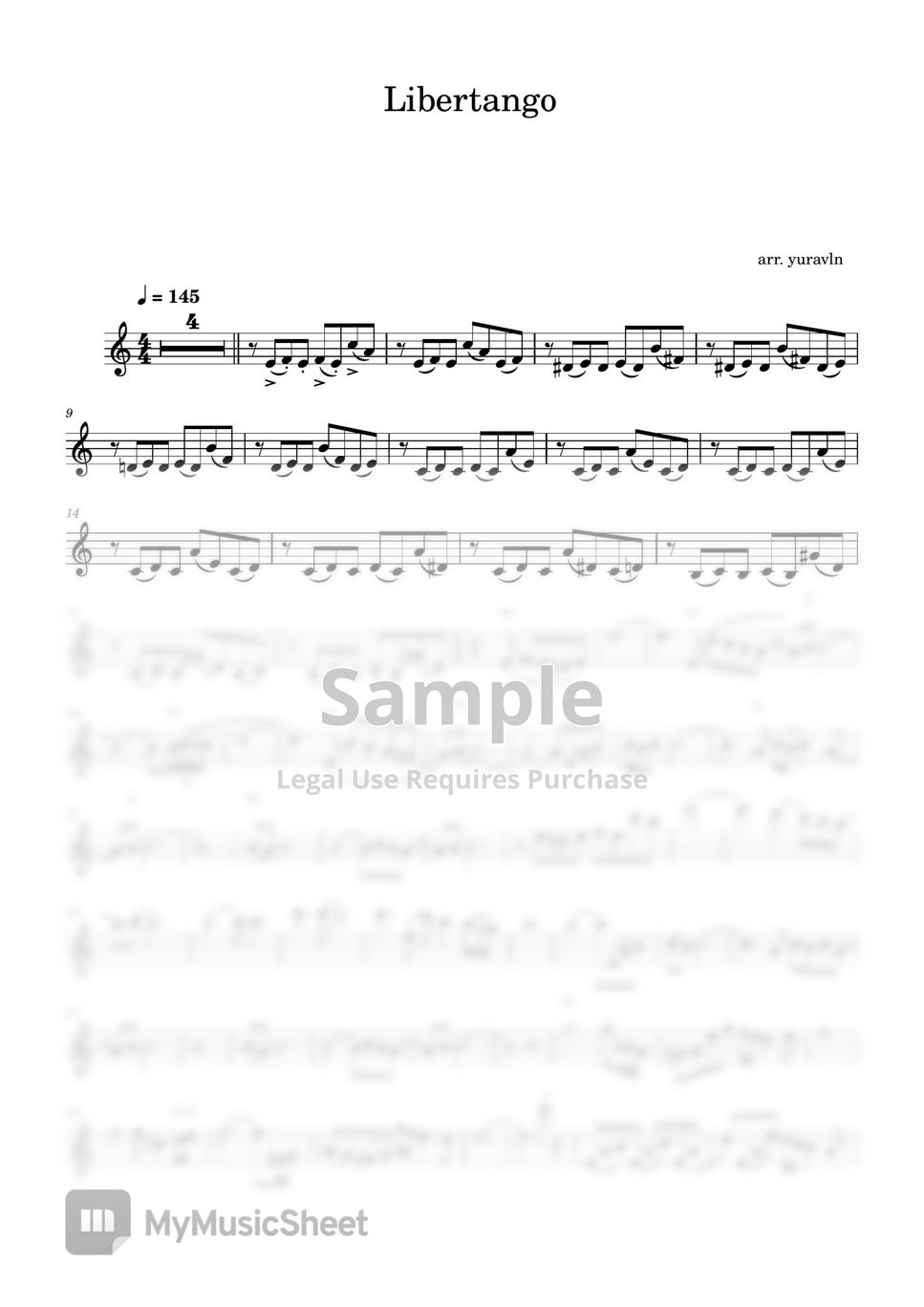 A. Piazzolla - Libertango by yuravln