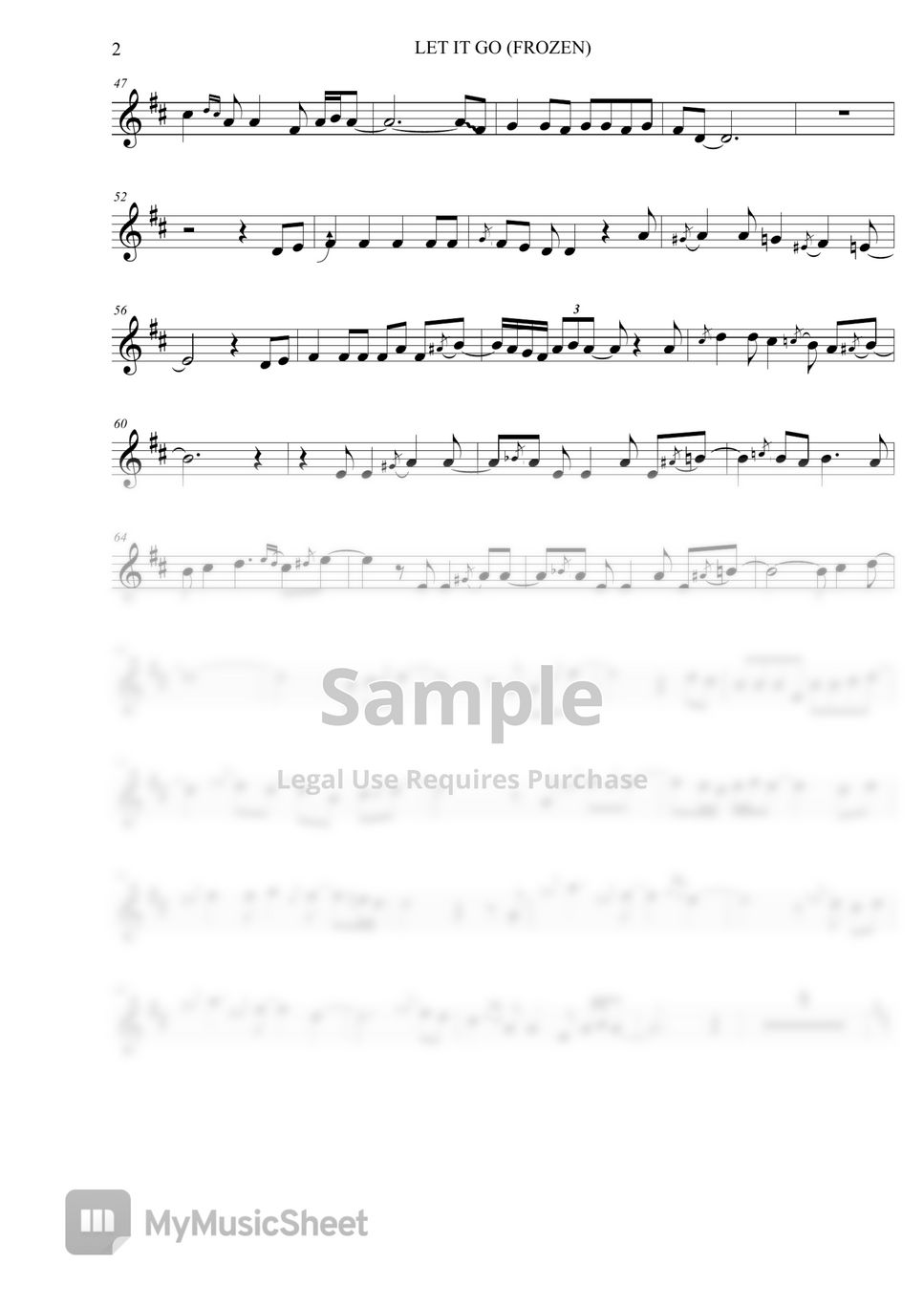 Let it go Let it go (Tenor&SopranoSax) Sheets by Ismael Dorado