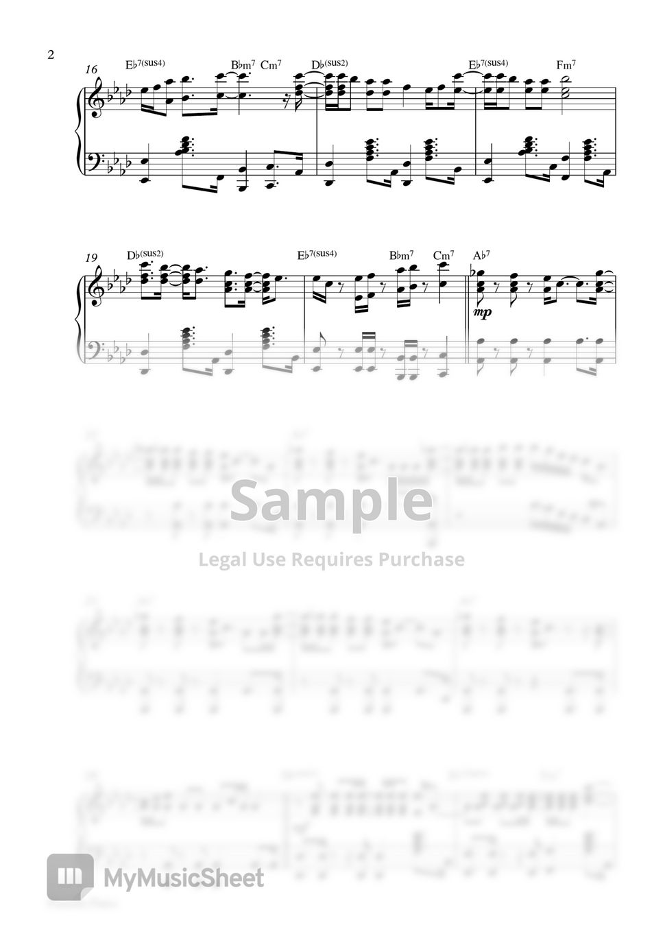 BTS - Butter (Piano Sheet) by Pianella Piano