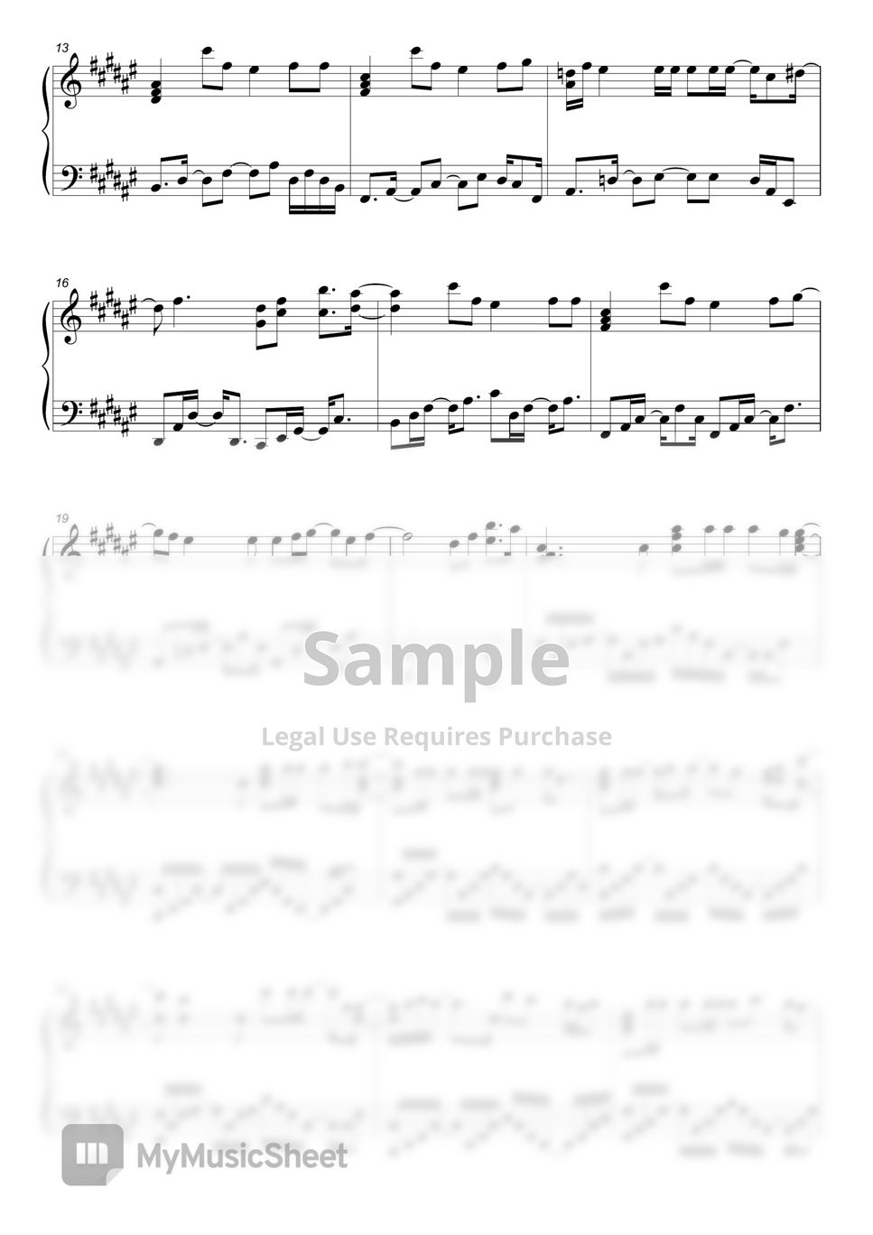 IZ*ONE (아이즈원) - REALLY LIKE YOU [PIANO COVER] Sheets