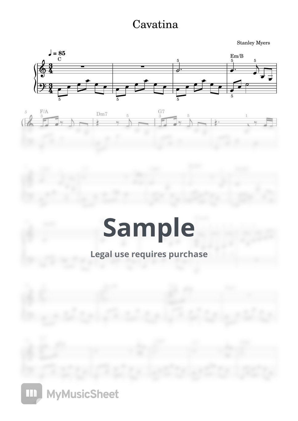 stanley-myers-cavatina-easy-sheets-by-sangheart-play