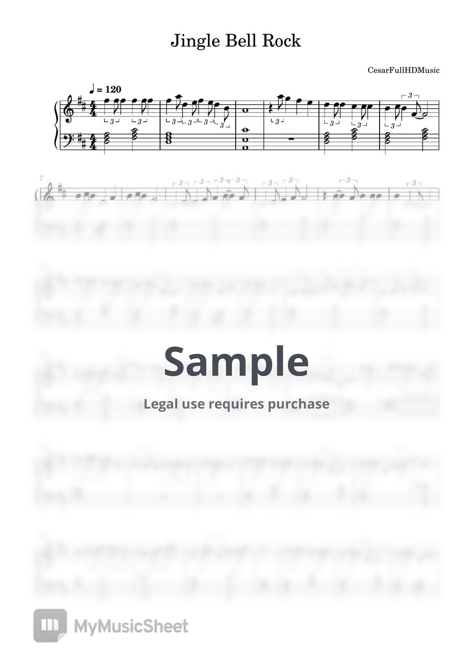 Bobby Helms Jingle Bell Rock Sheets