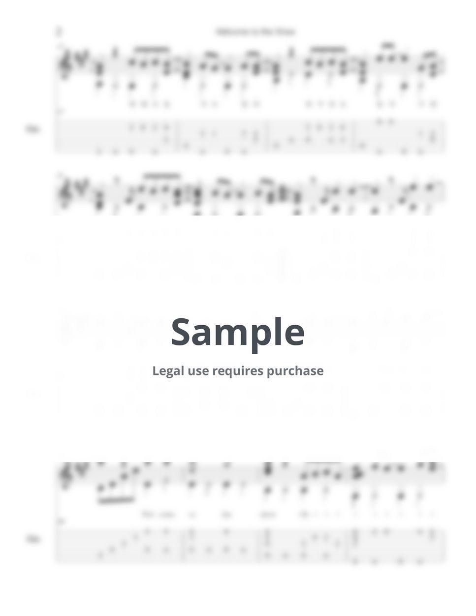 DAY6 - Welcome to the Show (GUITAR TAB) by Woojeong Park