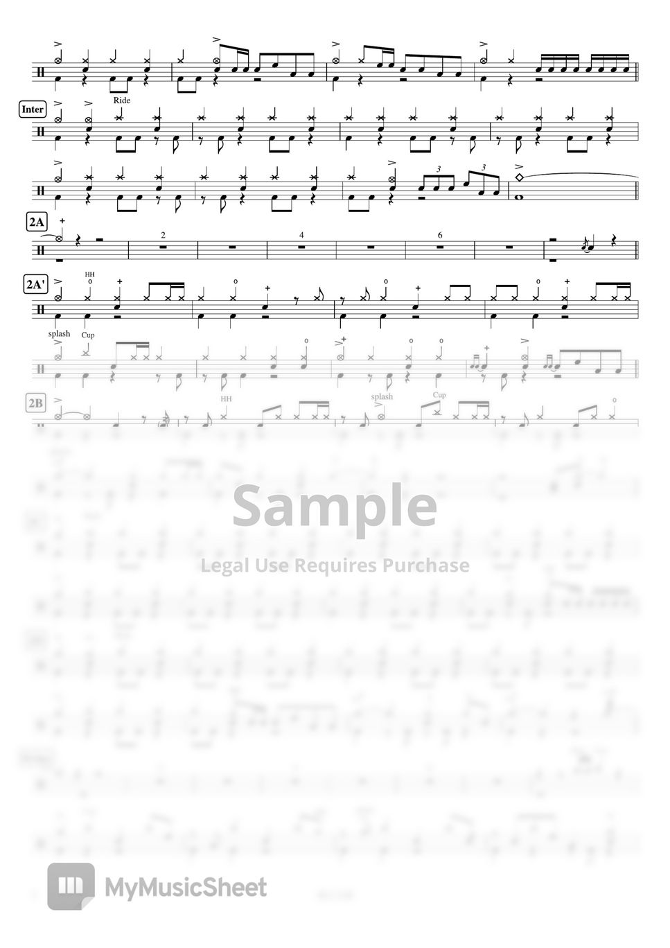 35-7-by-cookai-s-j-pop-drum-sheet-music