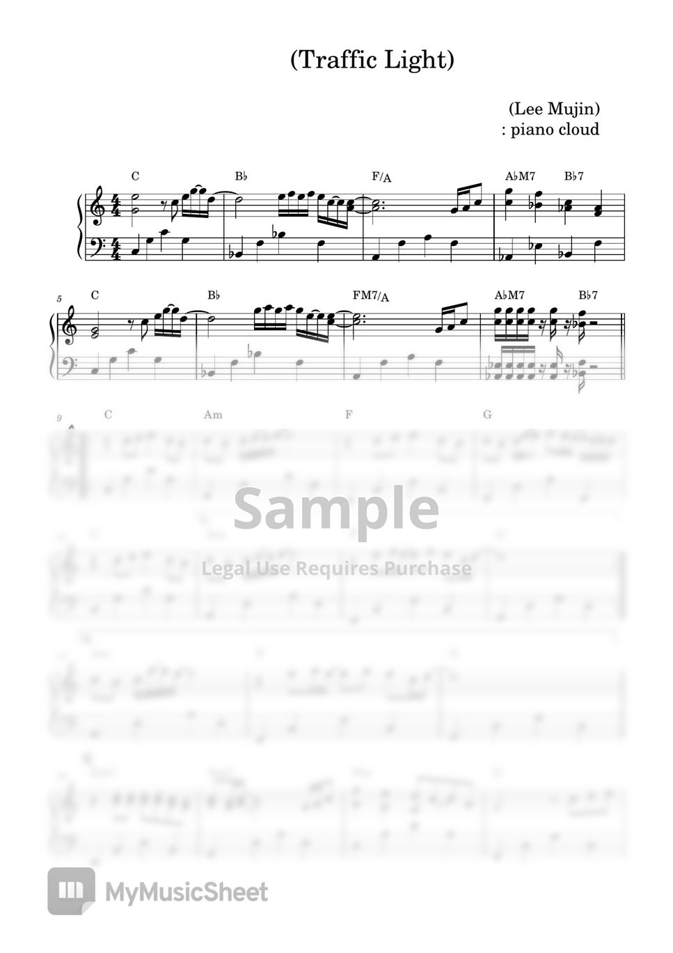Lee Mujin - Traffic Light (Traffic Light/Lee Mujin/piano cloud) by piano cloud
