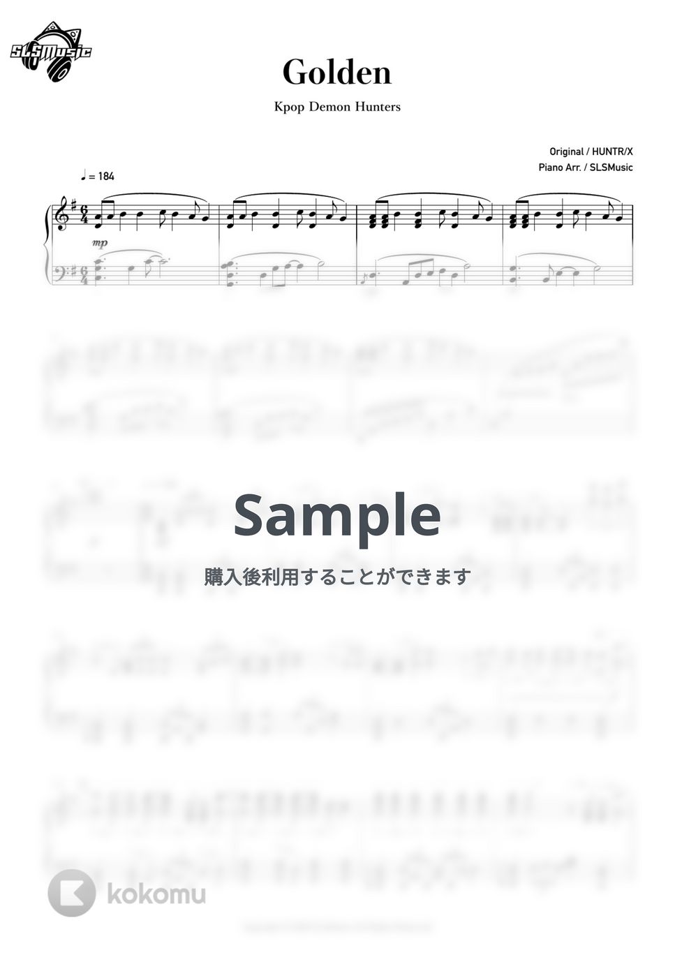 HUNTR/X - Golden (K-POP デーモンハンターズ) by SLSMusic