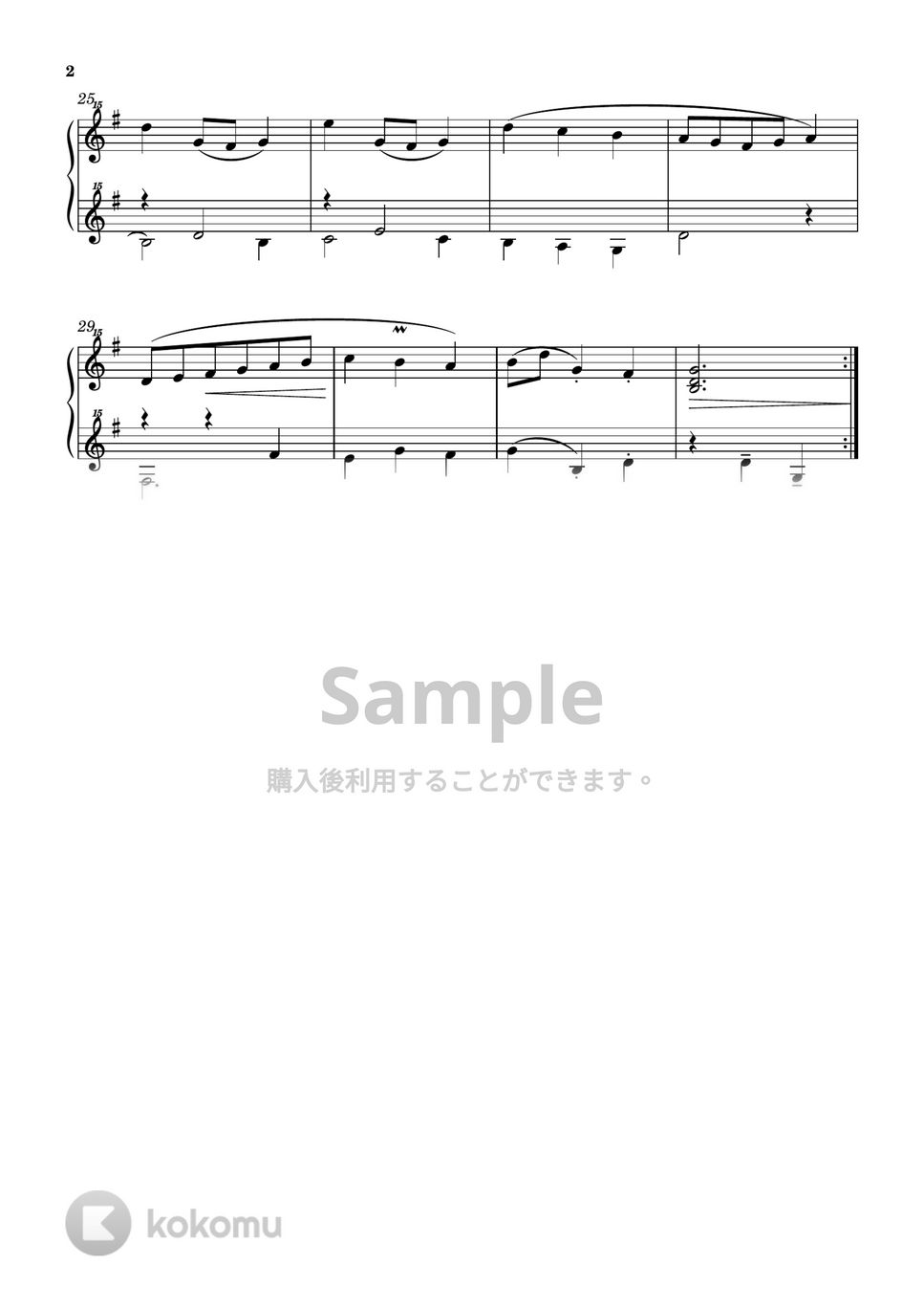 バッハ / クリスティアン・ペツォールト - メヌエット ト長調 BWV Anh.114 (トイピアノ / クラシック / 32鍵盤) by 川西三裕