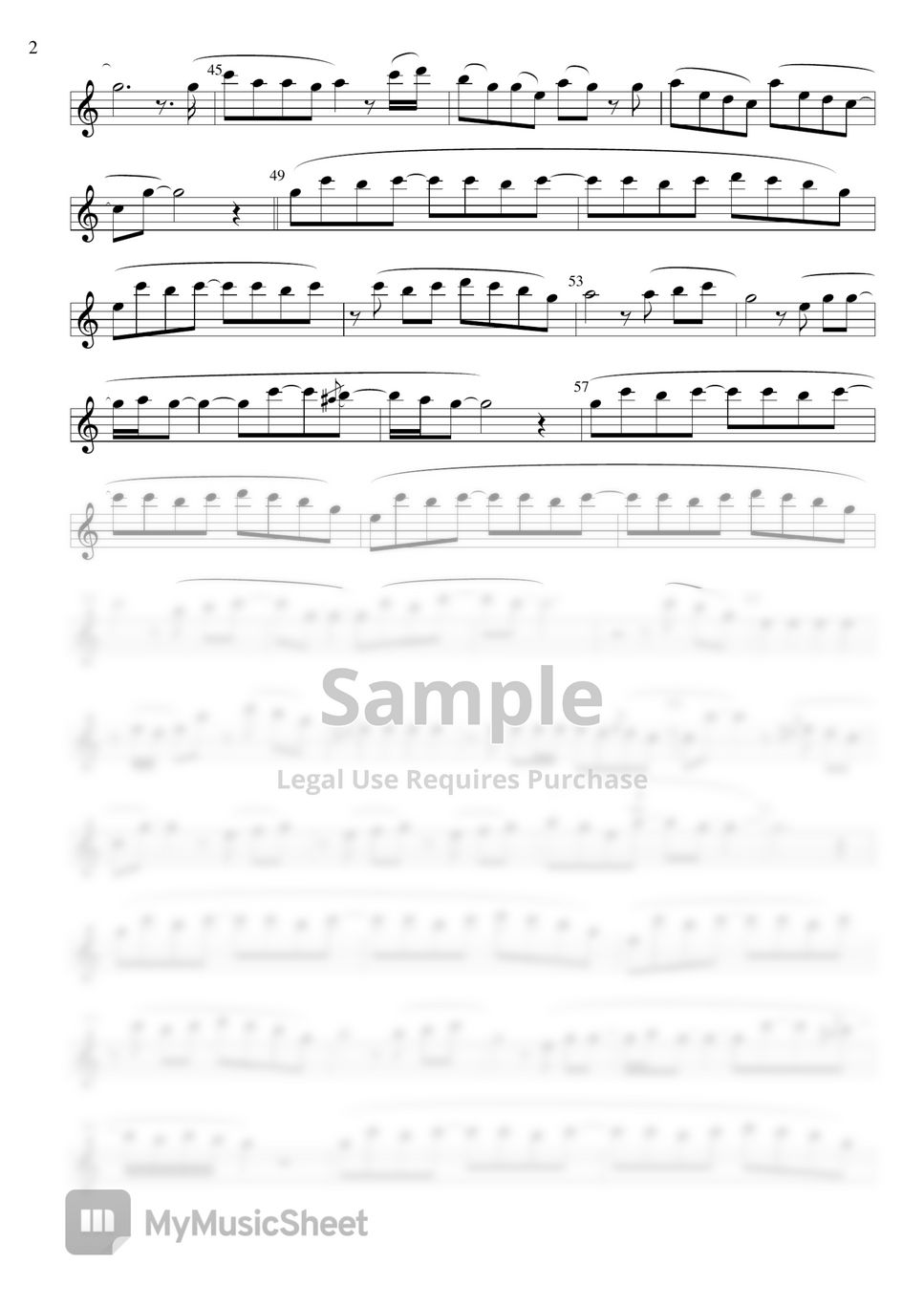 孫燕姿 - 【逆光Against The Light 】單簧管版 clarinet sheet by 郭晏琳JANE