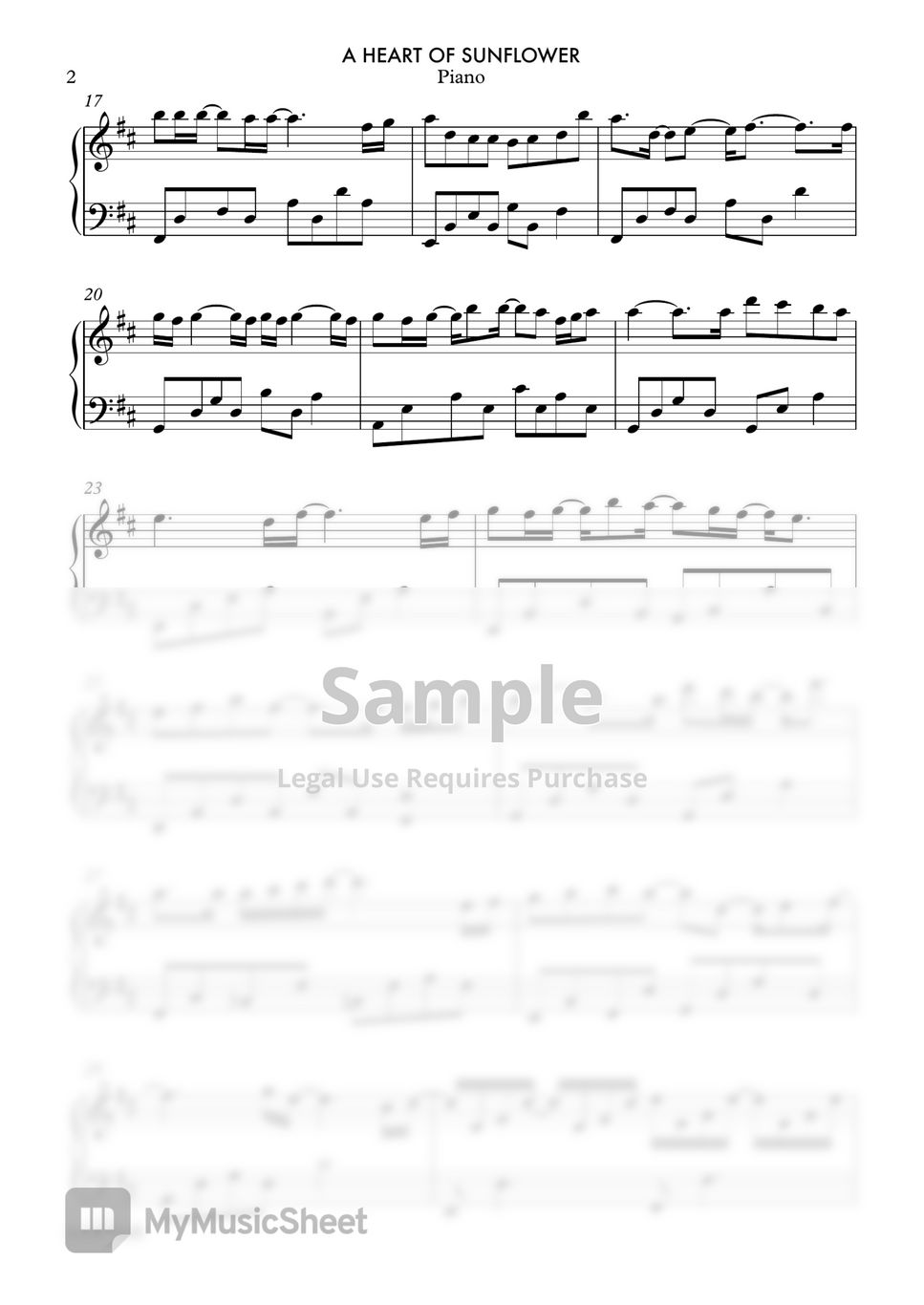 Dreamcatcher A Heart of Sunflower Sheets by musik fadli