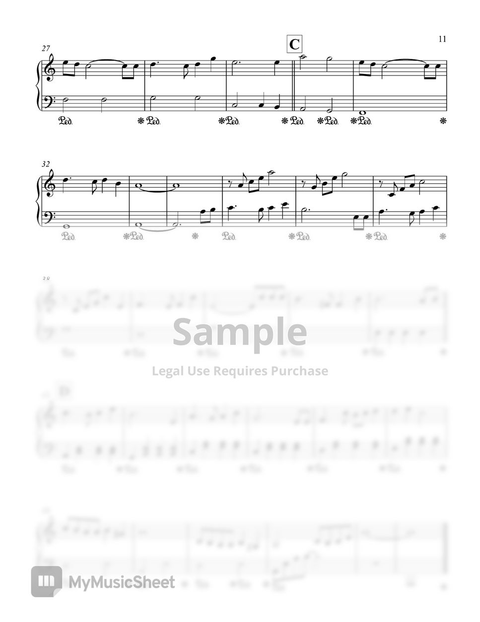 laputa-castle-in-the-sky-carrying-you-for-piano-beginner-sheet-by