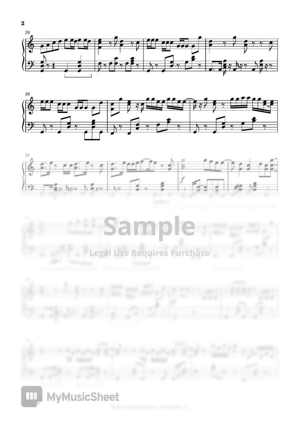 SEVENTEEN ピアノスコア　楽譜　セブチ MAESTRO – SEVENTEEN (세븐틴) Sheet Music for Piano (Solo