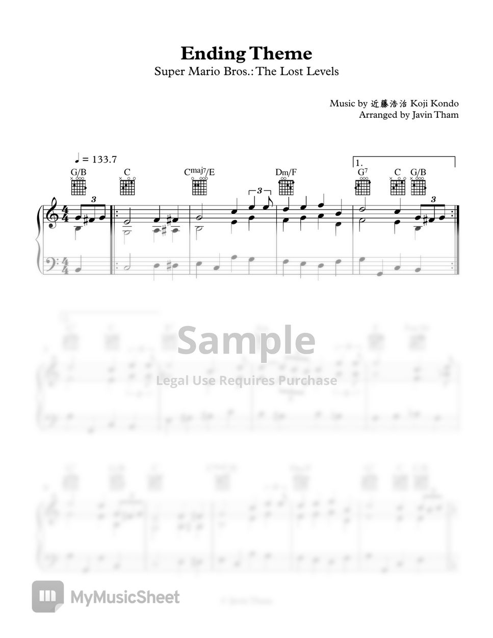ちょみ  NSB 第38集 スーパーマリオブラザーズ  スコア 楽譜 New Sounds in Brass NSB 第38集 スーパーマリオブラザーズ