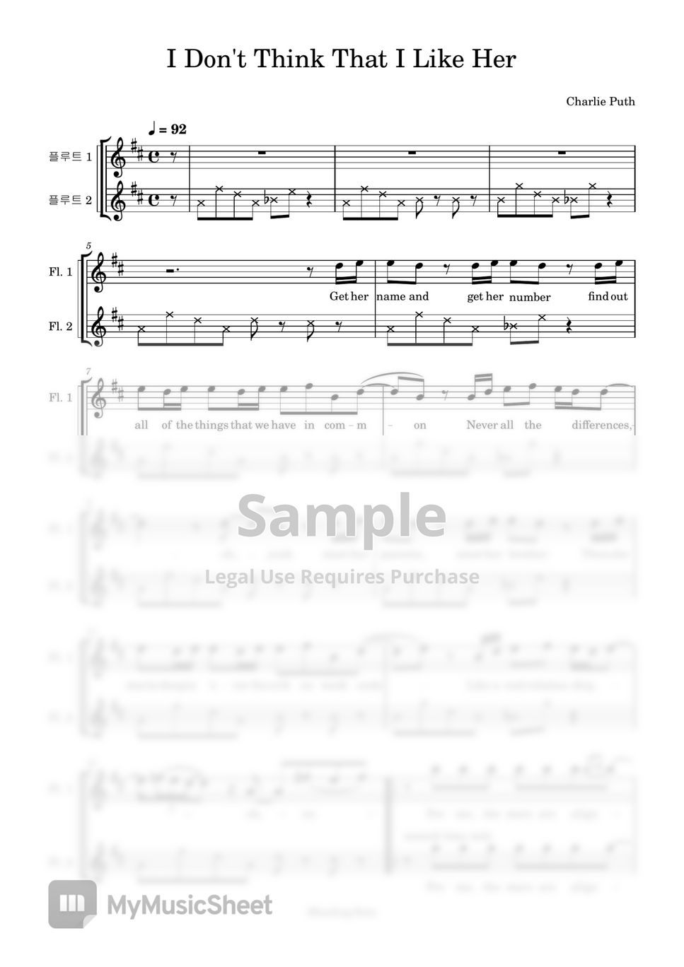 charlie-puth-i-don-t-think-that-i-like-her-2-flute-duet-sheets