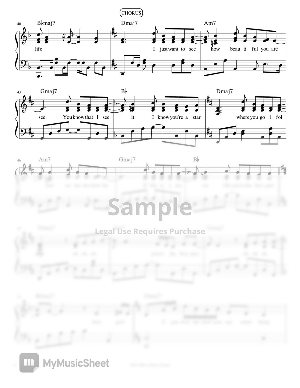 Best Part (arr. The Sheet Music Library) Sheet Music, Daniel Caesar Feat.  H.E.R.