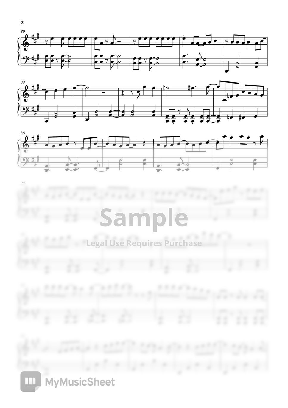 Hikaru Nara - Your Lie in April OP Sheet music for Piano (Solo)