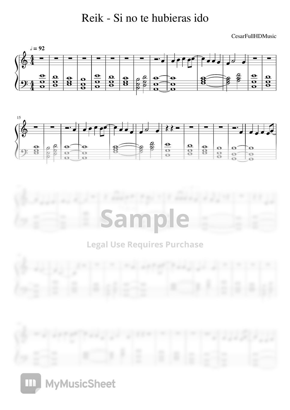 Reik - si no te hubieras ido