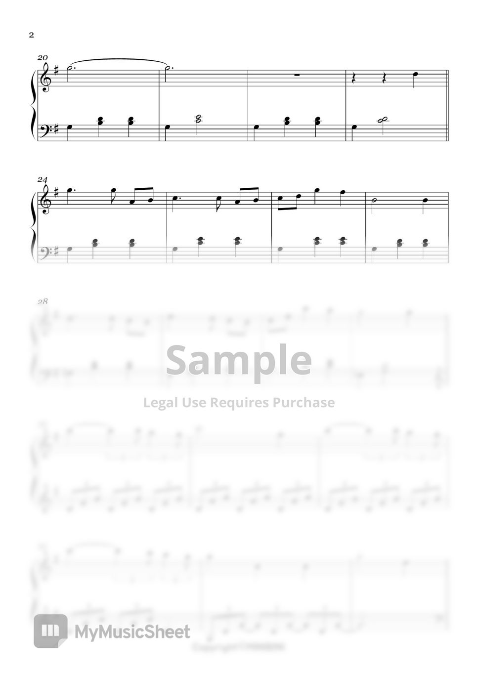 Ri Jeong Hyeok's Piano (리정혁 연주곡) - Piano for Brother (형을 위한 노래) (Easy Version) by MINIBINI